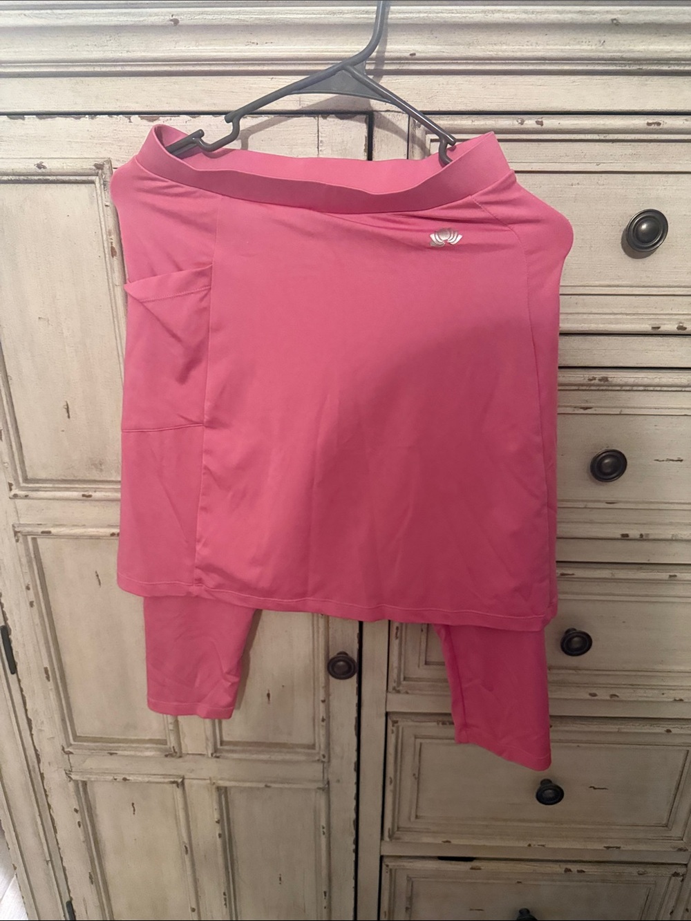 Pink Active Skort Set with Built-In Shorts